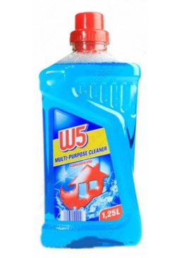 Засіб для миття підлоги W5 Multi-Purpose Cleaner з ароматом Море, 1.25 л